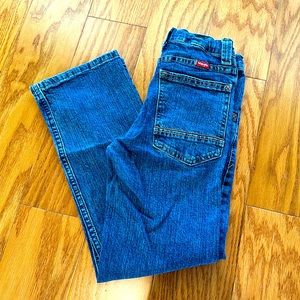 Boys Size 10 Slim, Wrangler Straight Leg, Medium Wash Jeans